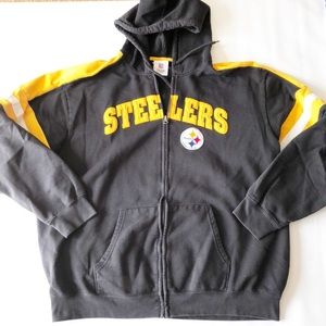 NFL Steelers zip up hoodie